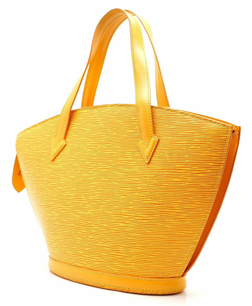Louis Vuitton Saint Tote Jacques Yellow Shoulder Handbag Epi Bag Tassili